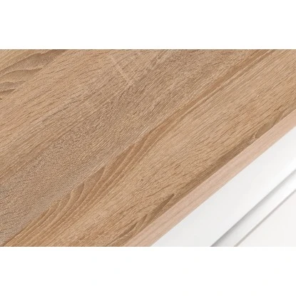 Held Möbel Küchenunterschrank Mailand 50 Cm Tür/Schubkasten Hochglanz Weiß/Weiß – Bild 3