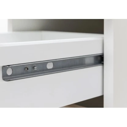 Held Möbel Küchenunterschrank Mailand 50 Cm Tür/Schubkasten Hochglanz Weiß/Weiß – Bild 5