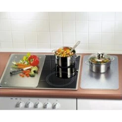 Allstar Herdabdeckplatte Für Glaskeramik-Kochfelder Transparent 2er-Set