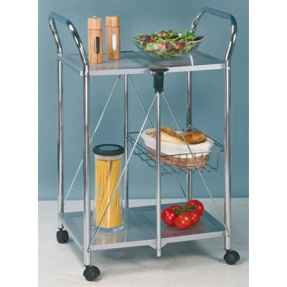 Wenko Beistell- Und Küchenwagen Sunny Silber – Bild 4