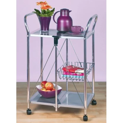 Wenko Beistell- Und Küchenwagen Sunny Silber – Bild 5