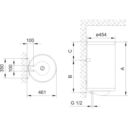 Gorenje Warmwasserspeicher TGR50ND 50 Liter – Bild 3