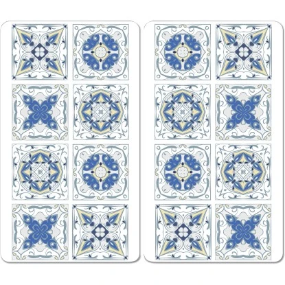 Wenko Herdabdeckplatten Universal Fliesen 2er Set Mehrfarbig