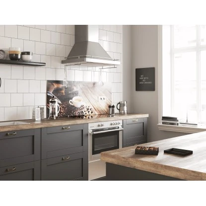 Spritzschutz-Rückwand WandArt Easy 80 X 58,5 Cm Coffee Beans (D3122P BRIL) FSC® – Bild 2