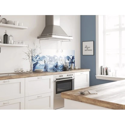 Spritzschutz-Rückwand WandArt Easy 120 Cm X 58,5 Cm Ice Cubes (D3123P BRIL) FSC® – Bild 2