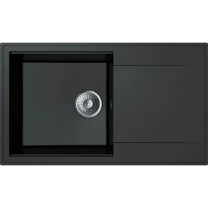 Miló Einbauspüle Granitverbundstoff Palladio 86 Schwarz