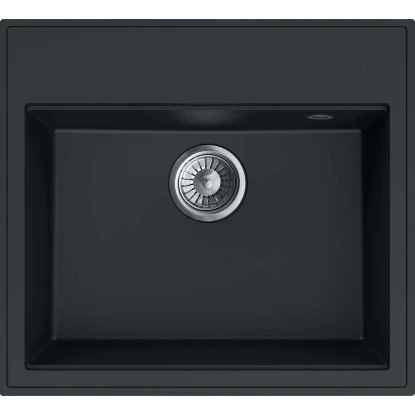 Miló Einbauspüle Granitverbundstoff Luxuria 56 Schwarz