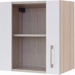 Flex-Well Exclusiv Glas-Hängeschrank Abaco 50 Cm Perlmutt