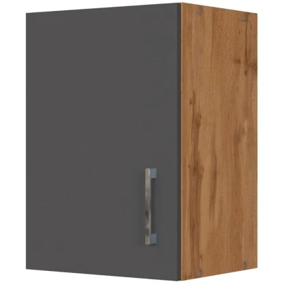 Held Möbel Hängeschrank Sorrento BxHxT 40 X 57 X 34 Cm Anthrazit-Wotaneiche