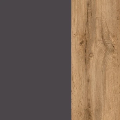 Held Möbel Klapphängeschrank Sorrento BxHxT 100x57x34 Cm Anthrazit-Wotaneiche – Bild 8